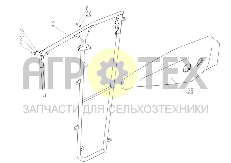 Чертеж Кронштейн (МРУ-2.03.510-01)